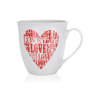BANQUET Hrnek keramický MAXI Love 620 ml