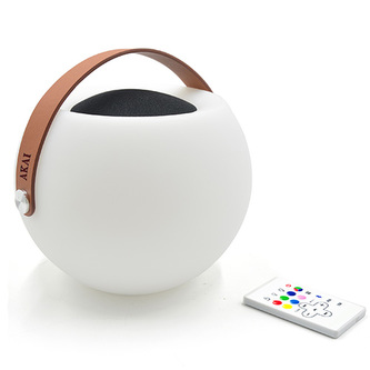 Reproduktor AKAI, CS6 SHINE, přenosný, Bluetooth, ambientní osvětlení, dálkový ovladač, 5 W RMS