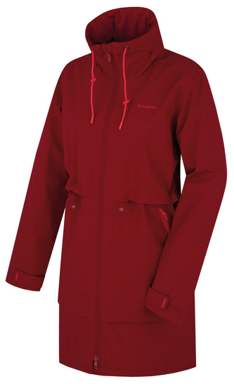 Dámský hardshell kabát Nevr L magenta - XXL