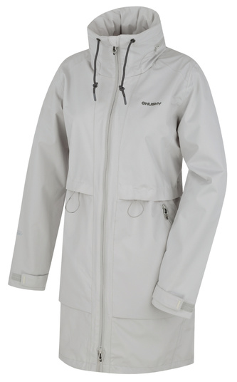 Dámský hardshell kabát Nevr L lt. grey - XXL