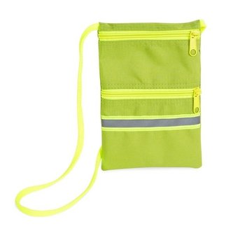 Saszetka na szyję Neon zielona