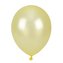 Balony metalizowane żółte 25cm 100szt