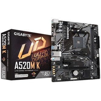 GIGABYTE MB Sc AM4 A520M K, AMD A520M, 2xDDR4, HDMI