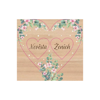 Tácek na snubní prstýnky