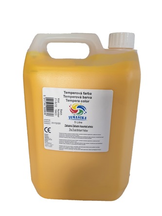 JUMANIKA Tempera základní 5000 ml Barva: žlutá