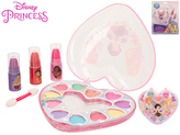 Disney Princess sada krásy s očními stíny+lesky na rty 14ks v krabičce ve tvaru srdce na kartě