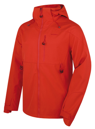 Pánská softshell bunda Sauri M red - XL