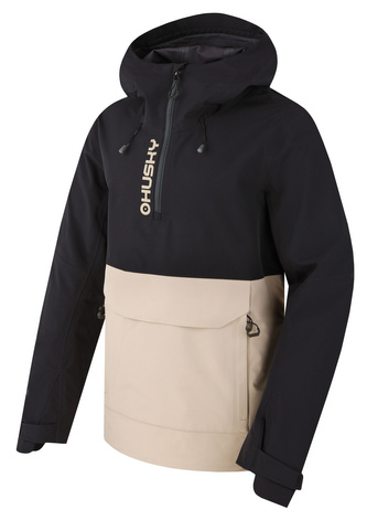 Pánská outdoor bunda Nabbi M black/beige - L