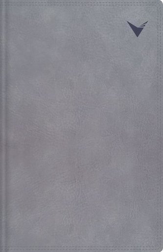Biblia de Estudio Nbla, Leathersoft, Gris, Interior a DOS Colores