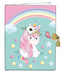 Památník Rainbow Unicorn se zámkem