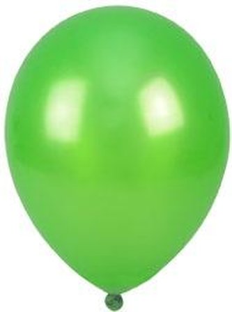 Balony metalizowane ciemnozielone 25cm 100szt