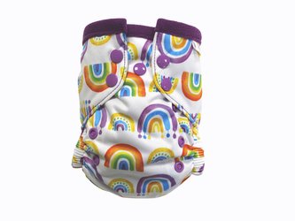 Kapsová plenka (S), bez křidélek - Duha PAT