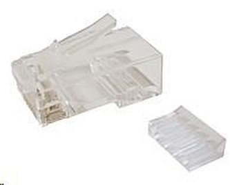 Solarix Konektor RJ45 CAT6 UTP 8p8c nestíněný skládaný na drát / 100 ks KRJ45/6SLD