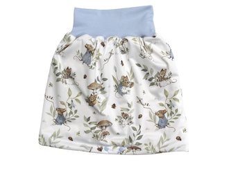 BIO Noční sukýnka - Myší rodinka__VELIKOST:L