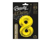 Balon foliowy B&C 8 złoty 85cm