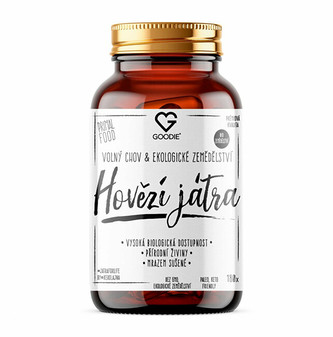 Goodie Hovězí játra sušená mrazem 180 kapslí