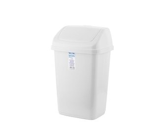 ODPADKOVÝ KOŠ SLIM 5L VÝKLOPNÝ BÍLÝ