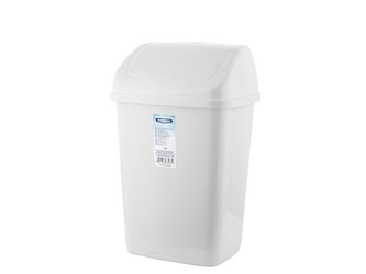 ODPADKOVÝ KOŠ SLIM 10L VÝKLOPNÝ BÍLÝ