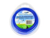 Struna do sekačky modrá, 2,4mm, 10m, hvězdivocý profil, nylon GEKO
