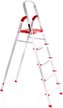 Schůdky hliníkové skládací ALU STEPS 5, 5 stupňů, nejvyšší schůdek 106 cm, nosnost 120 kg SIXTOL