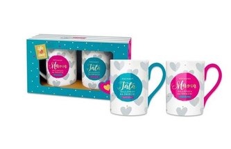 Zestaw kubków Mama i Tata