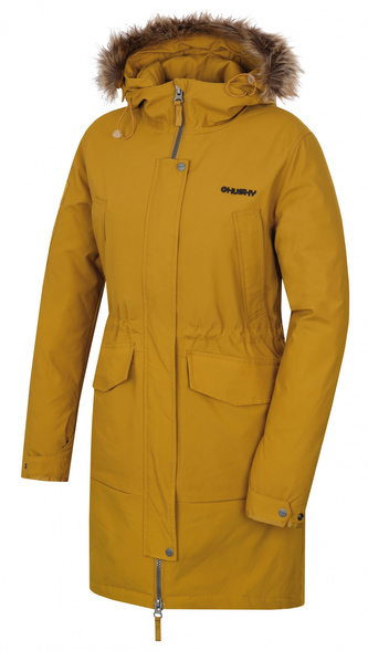 Dámský zimní kabát Nelidas L horčicová - XL