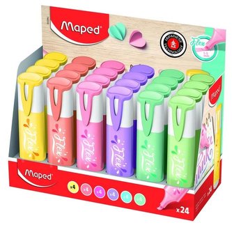 Zakreślacz Flex pastel mix (24szt) MAPED Zakreślacz Flex pastel mix (24szt) MAPED