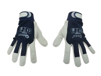 Pracovní kožené rukavice Kozí kůže, vel.10 GEKO