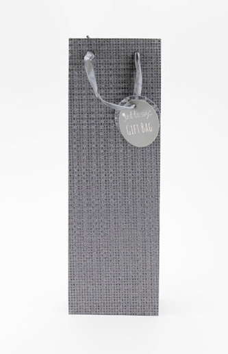 Taška lahev Glitter šedá