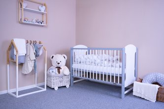 Dětská postýlka New Baby ELSA standard bílo-šedá