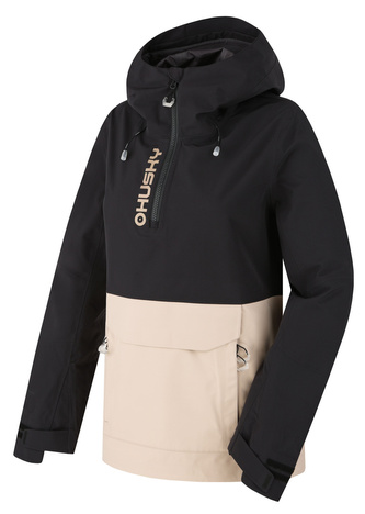 Dámská outdoor bunda Nabbi L black/beige - L