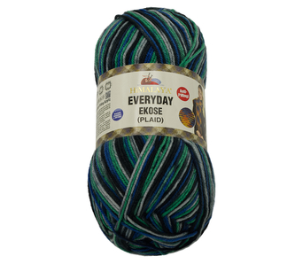 Příze HiMALAYA EVERYDAY EKOSE - šedá, modrá, zelená - 200g / 330 m