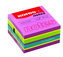 Kores Neonové bločky CUBO Spring 450 lístků 75x75mm, mix barev (purpurová, žlutá, modrá, zelená)