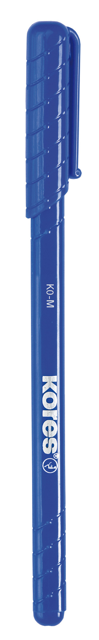 K0 Pen, soft povrch, trojhranné tělo, extra jemný inkoust, šíře M-1 mm, modrá