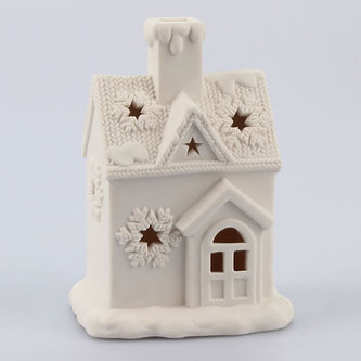 Porcelánový LED dům na baterie