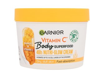 Garnier Body Superfood Tělový krém 48h Nutri-Glow Cream 380 ml Vitamin C pro ženy