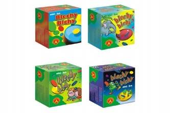 Blechy mini společenská hra v krabičce 6x6x3cm