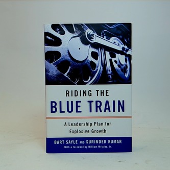 Riding the blue train
