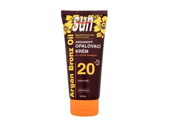 Vivaco Sun Opalovací přípravek na tělo Argan Bronz Oil Tanning Cream 100 ml SPF20 unisex
