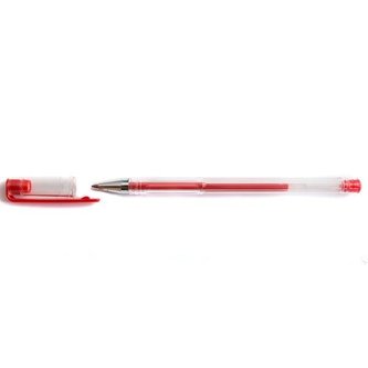 Pióro żel 3006 czerwone (12szt) 3006 D.RECT