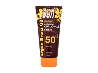 Vivaco Sun Opalovací přípravek na tělo Argan Bronz Oil Tanning Cream 100 ml SPF50 unisex