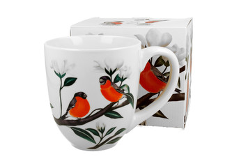 Hrnek 900 ml BIRDS porcelán v dárkovém balení