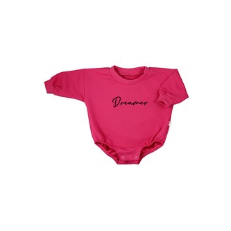 Kojenecké teplákové body baggy Koala Dreamer tmavě růžová - velikost 74 (6-9m)