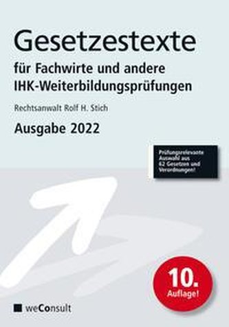 Gesetzestexte für Fachwirte Ausgabe 2023
