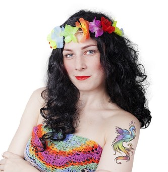 paruka Hawaii dospělá