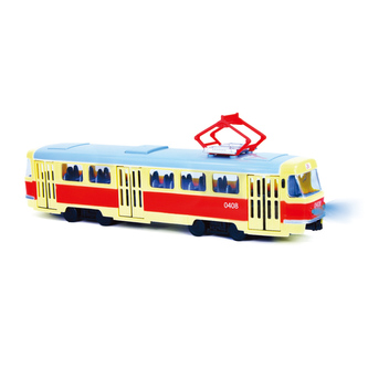 Tramwaj, który zapowiada przystanki po czesku, 28 cm