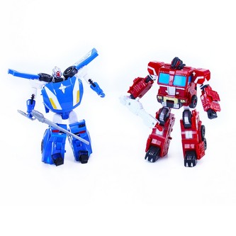 auto / robot rozložitelný 2 ks v krab