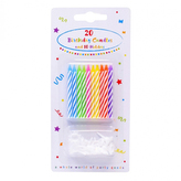 Narozeninové svíčky 20 ks s držáky 10 ks