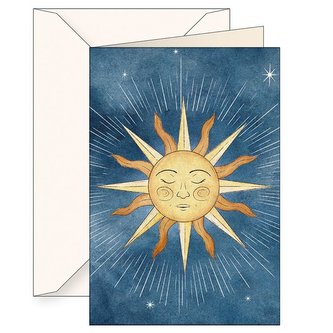 Karnet B6 + koperta 6145 Słońce