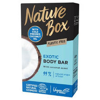 Nature Box Shower Bar Coconut Oil ( Kokosový olej ) - Tuhé sprchové mýdlo 100. ml pro ženy